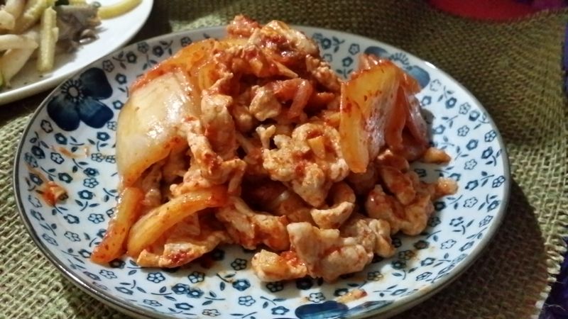 泡菜炒豬肉