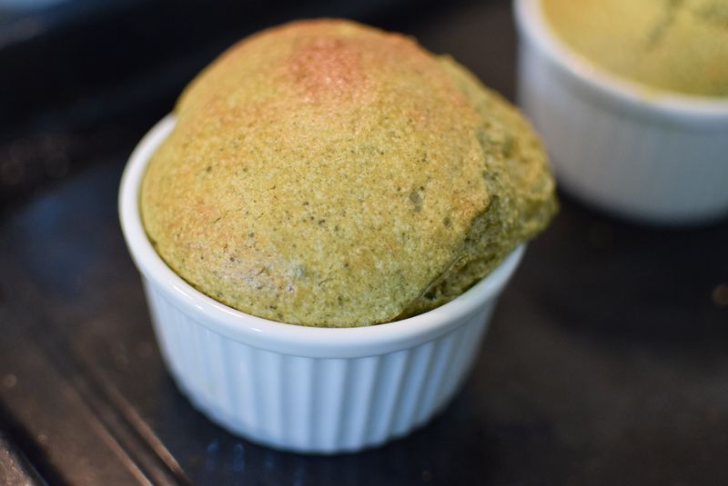 抹茶舒芙蕾Souffle。無色素添加!
