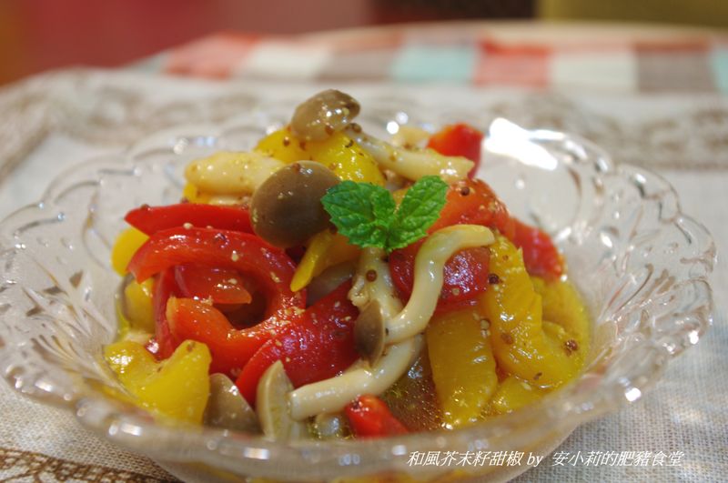 和風油醋甜椒(無油煙.野餐輕食)