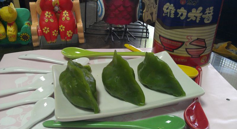 抹茶水晶餃『維力炸醬』