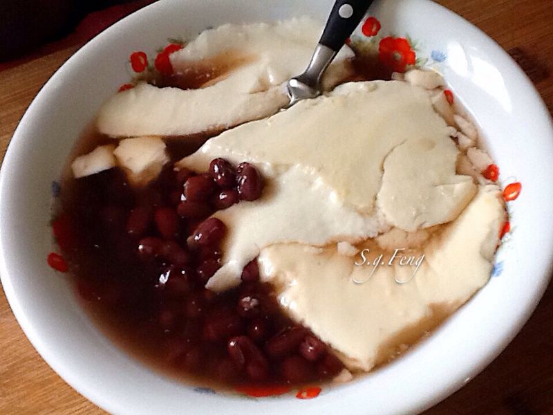 紅豆嫩豆花(自製豆花)