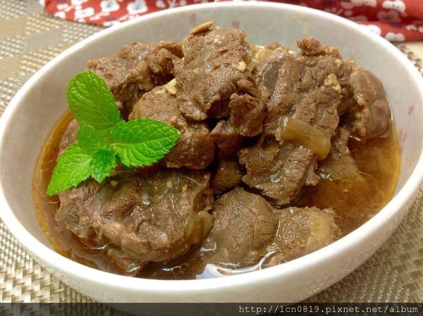 辣豆瓣燉牛肉