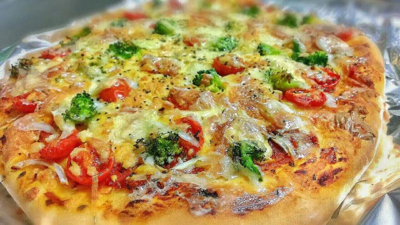 手工蕃茄起司Pizza[小P麵包機]