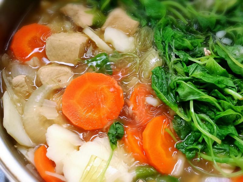【桔香醬油】無油料理 安東燉雞(莧菜)