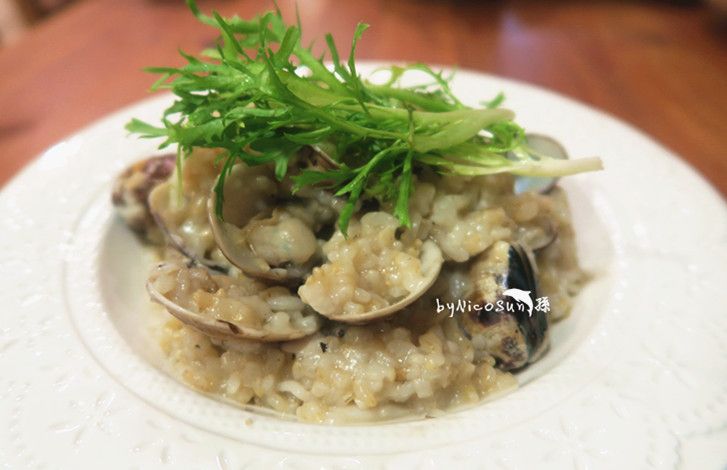 蒜味蛤蠣燉飯