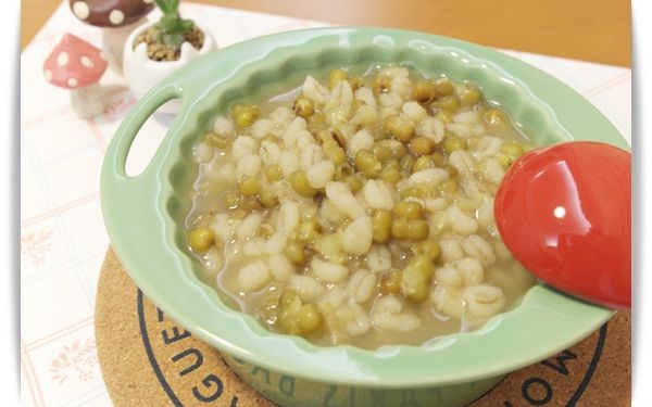 綠豆麥片甜湯!! 吃一口透心涼~~