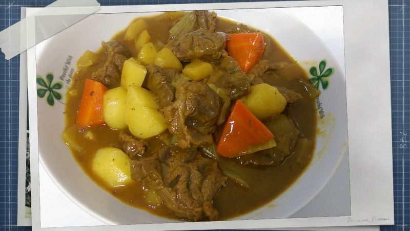 かにの椰子油料理之咖哩牛