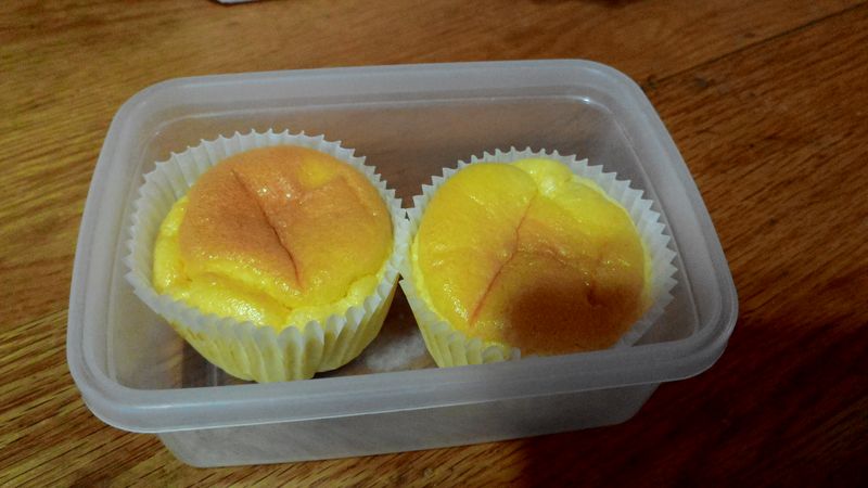 橘子戚風杯子蛋糕