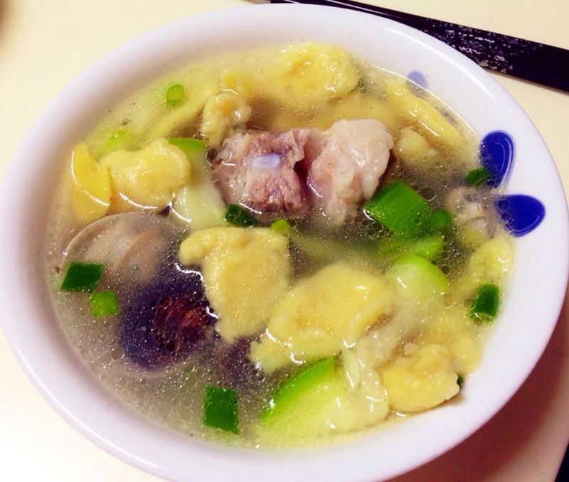 玩料理--黃金地瓜麵疙瘩