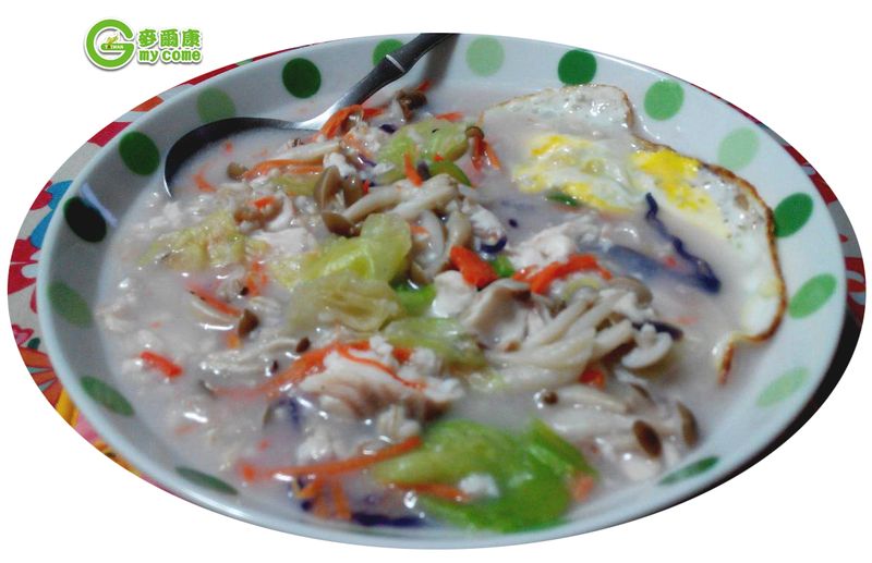 六寶鯛魚燴飯(燕麥飯,膳食纖維↑熱量↓)
