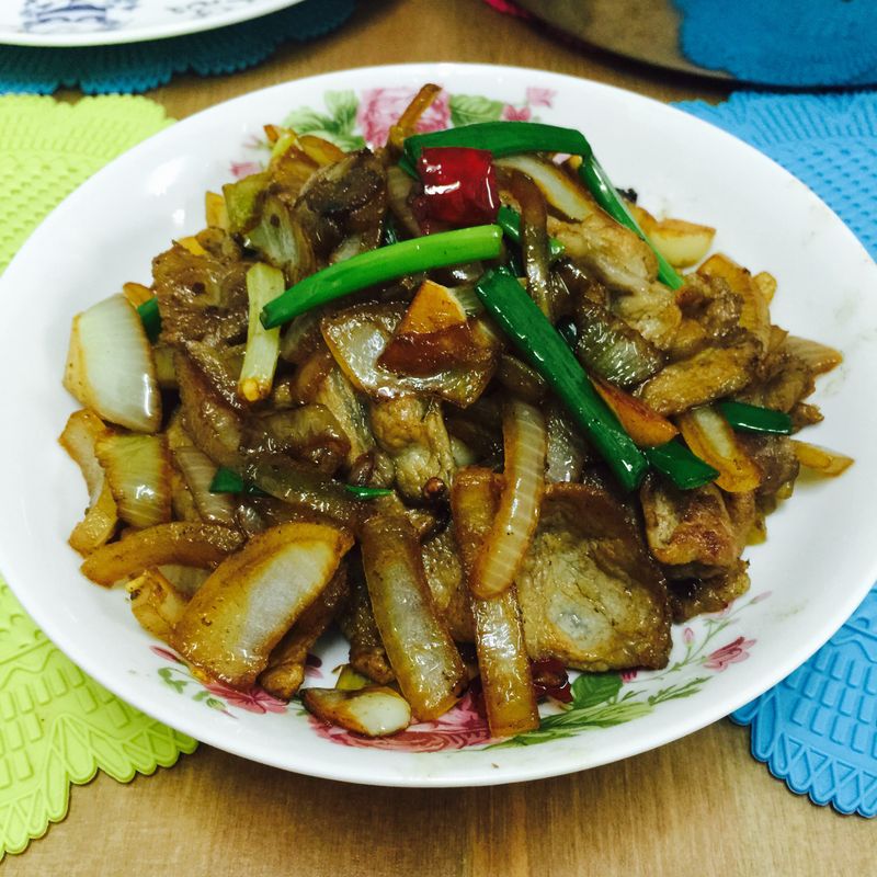 ❤️蔥爆梅花豬肉片❤️