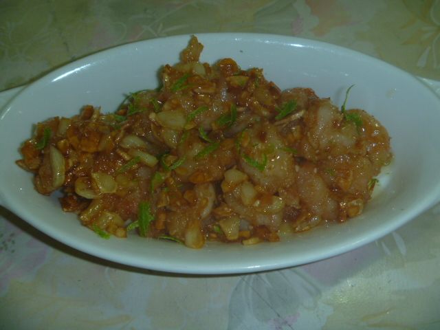 檸檬奶油蝦仁