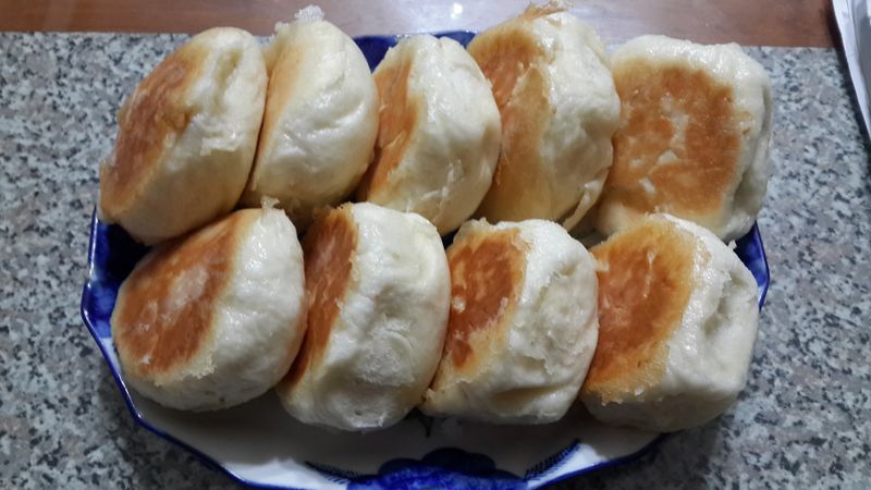 胡瓜豬肉水煎包~(國際牌2000T)