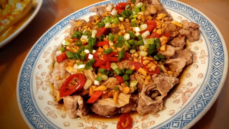 一肉兩吃之蒜蓉豬肝連