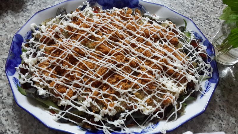 飛魚卵沙拉