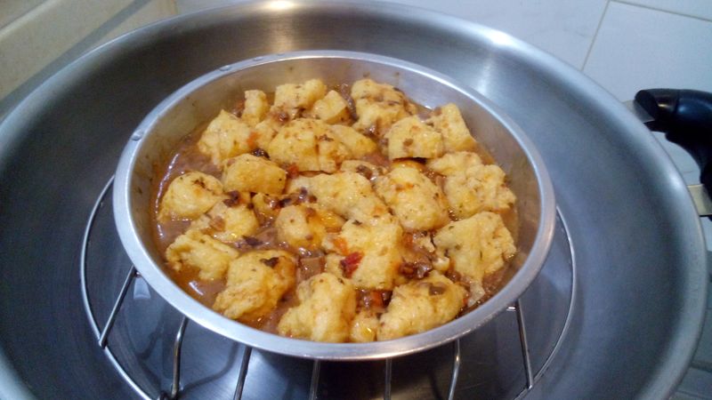 懶人 蘑菇醬 蒸 豆腐卜