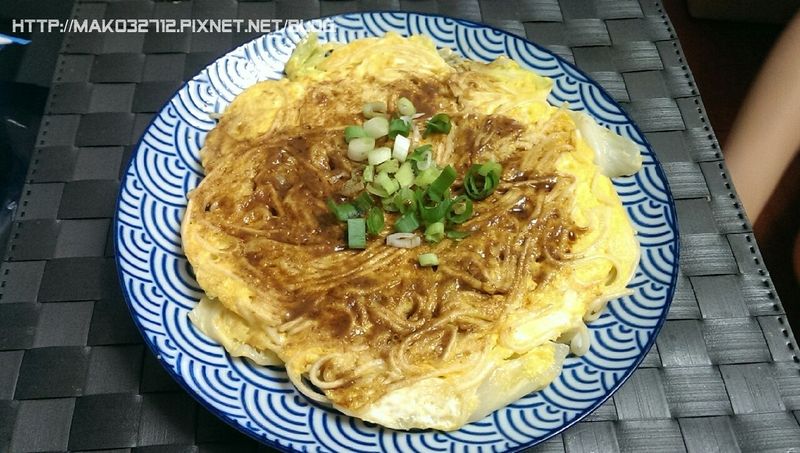 老媽拌麵新吃法★麻辣蛋煎麵