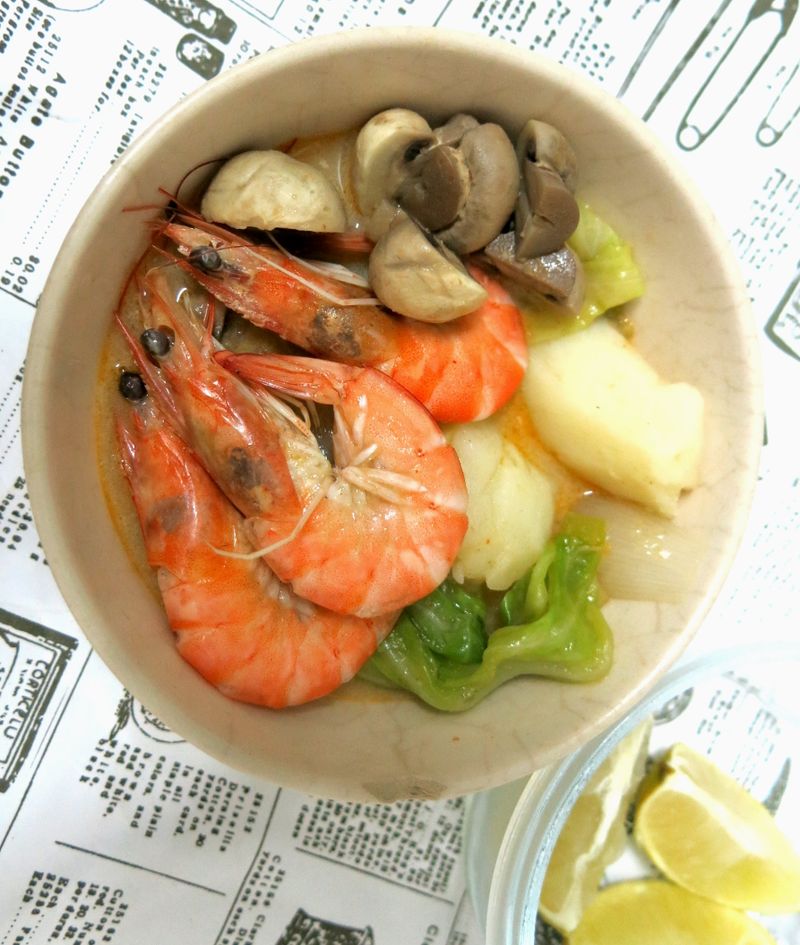 泰式酸辣蝦湯