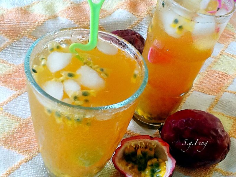 蜂蜜百香綠茶