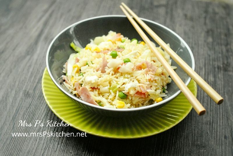 簡易粒粒黃金炒飯 【新手秘訣】
