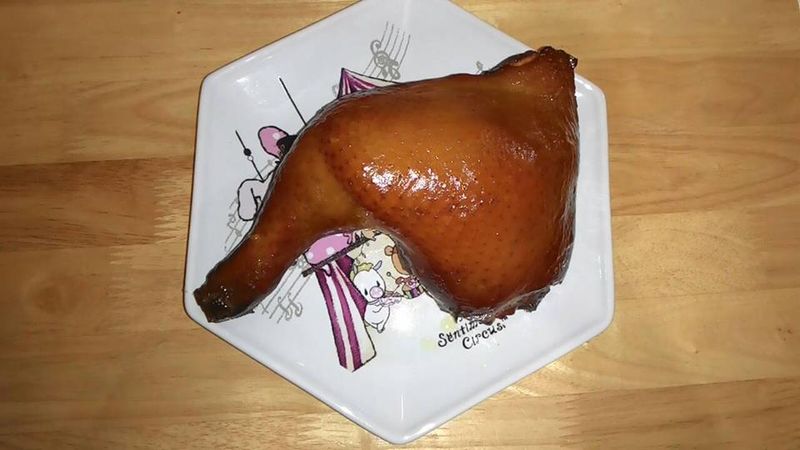 雙寶媽的親子餐~煙燻雞腿