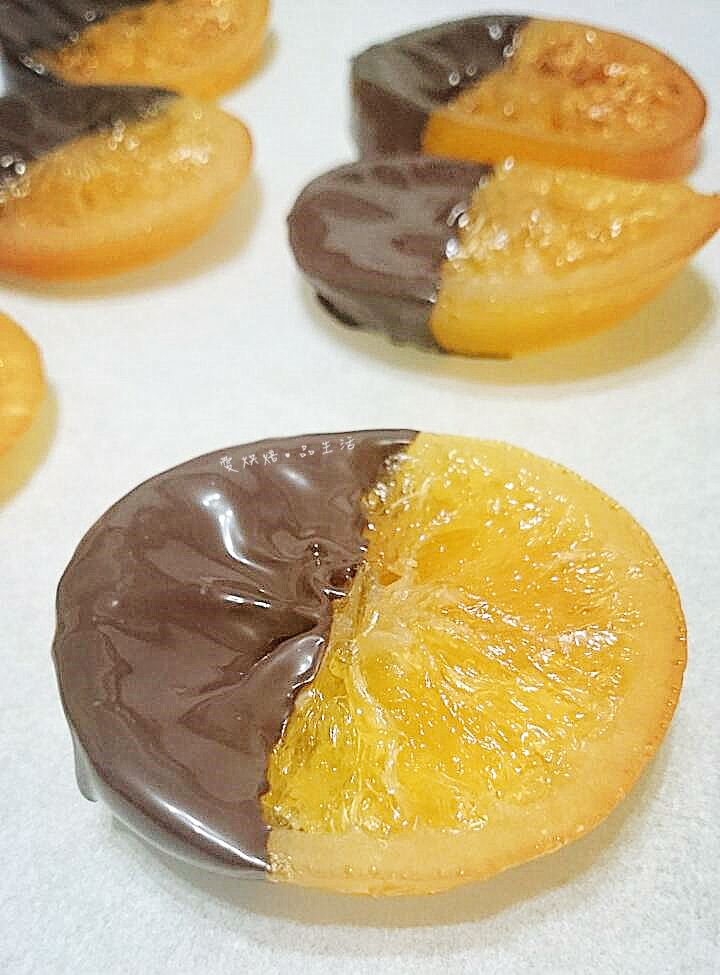 【甜點】晶瑩剔透橙片巧克力 (超好吃滴)