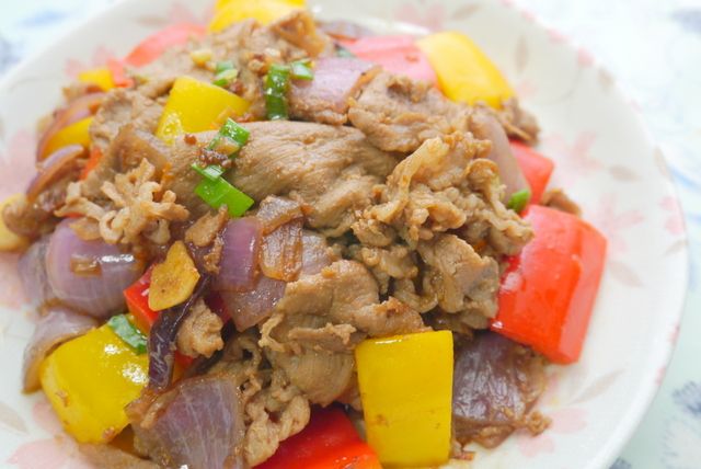 香麻雙椒肉片