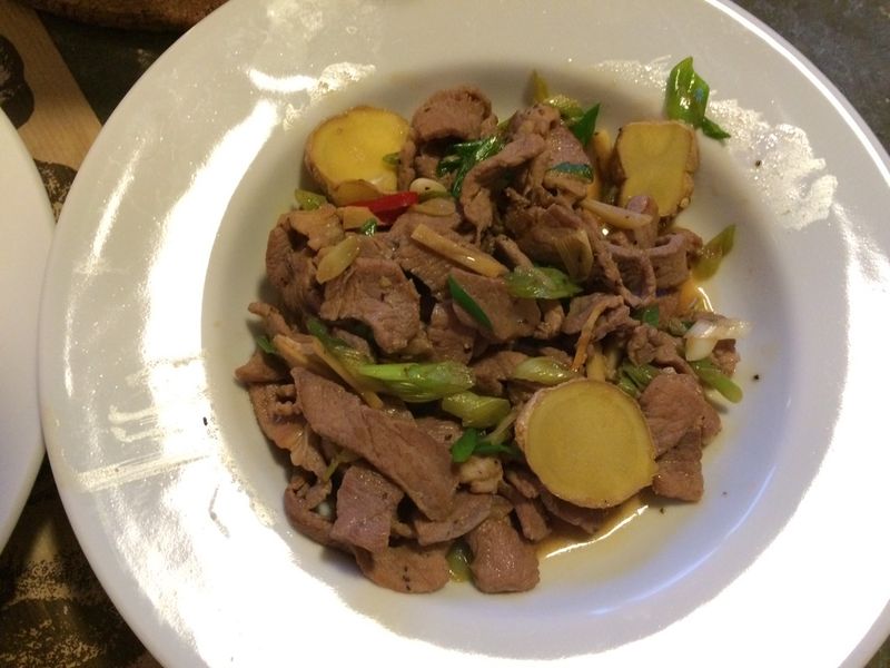 蔥爆豬肉