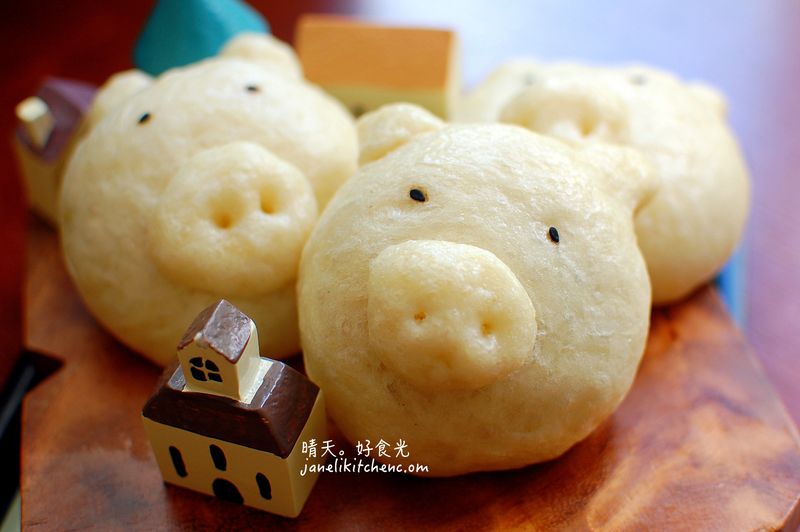 小豬芝麻包【大同全功能蒸烤箱】