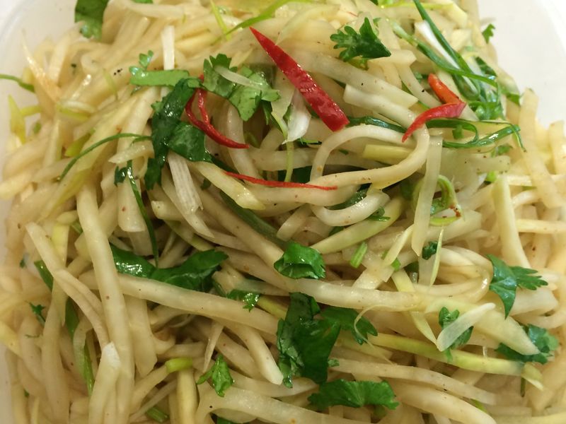 涼拌苤藍(大頭菜)