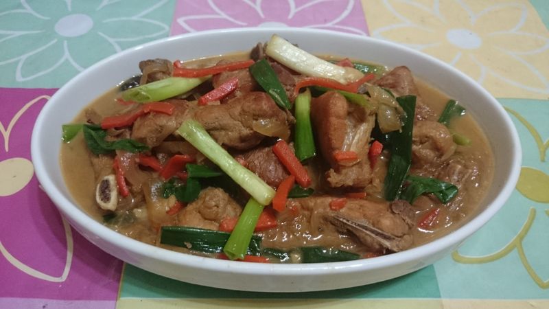 蔥燒排骨