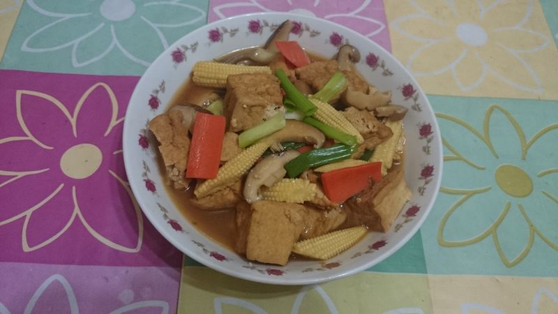 紅燒油豆腐