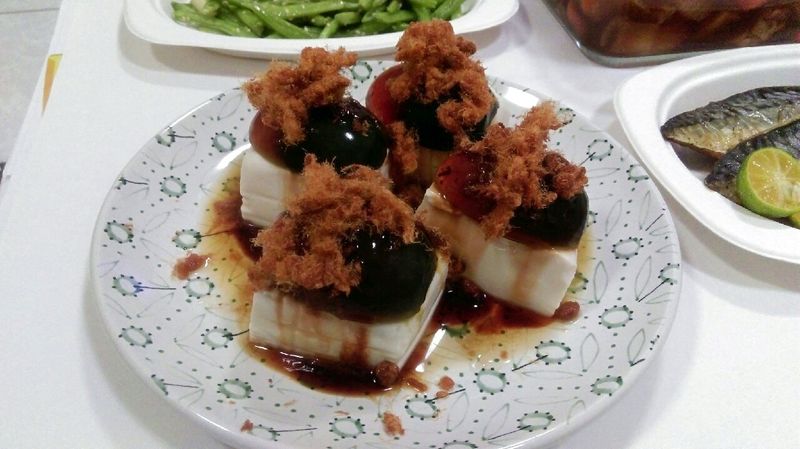 【肉鬆皮蛋豆腐】