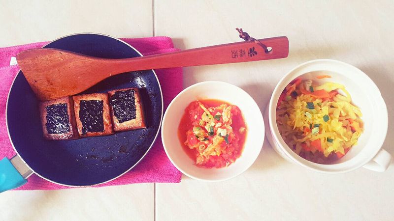 簡單料理~紅燒紫菜豆腐
