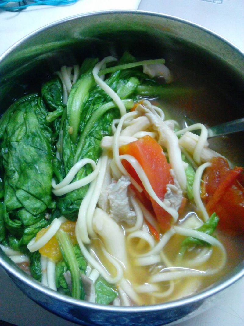 10分鐘上菜-蕃茄菇菇麵