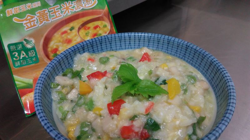 杏鮑三色蔬食糜[全素][康寶濃湯輕鬆煮]