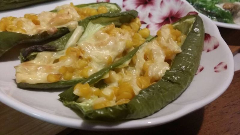 焗烤玉米青椒