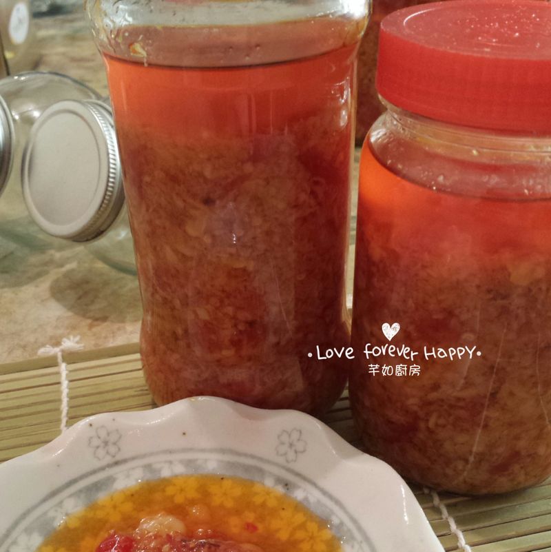 自家秘制蒜蓉辣椒油