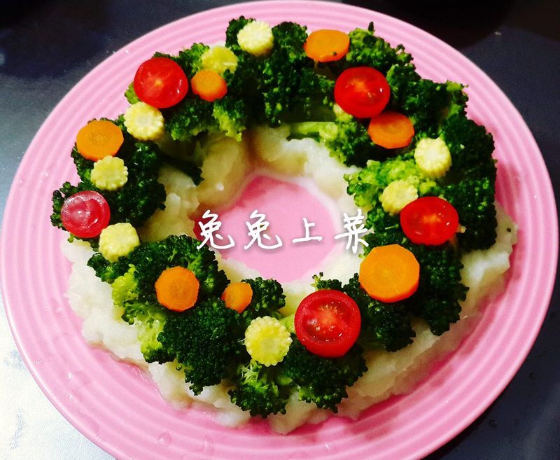 馬鈴薯泥聖誕花圈