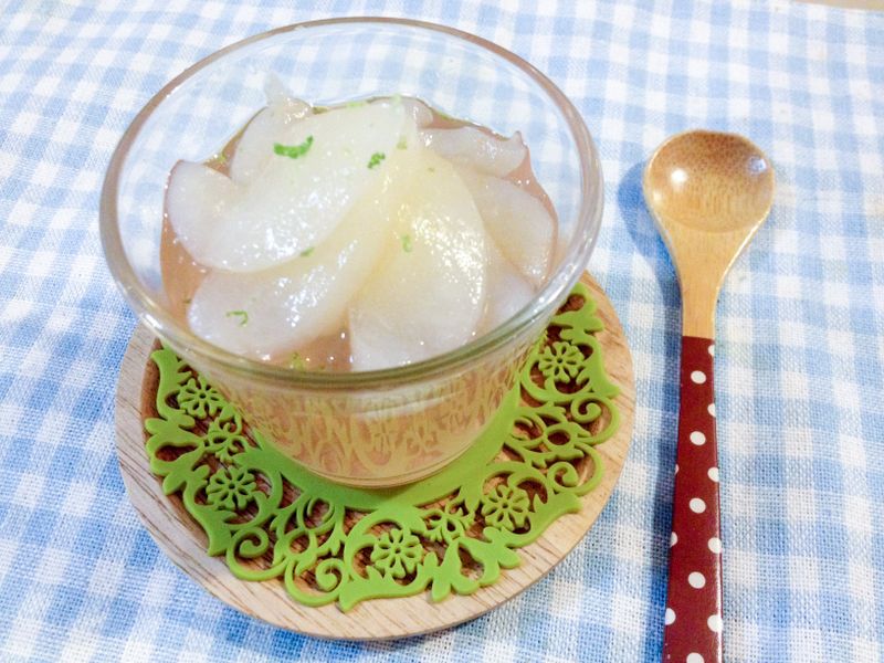 【派對小點】糖煮西洋梨果凍