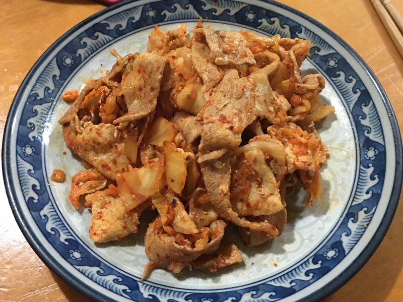 泡菜炒豬肉