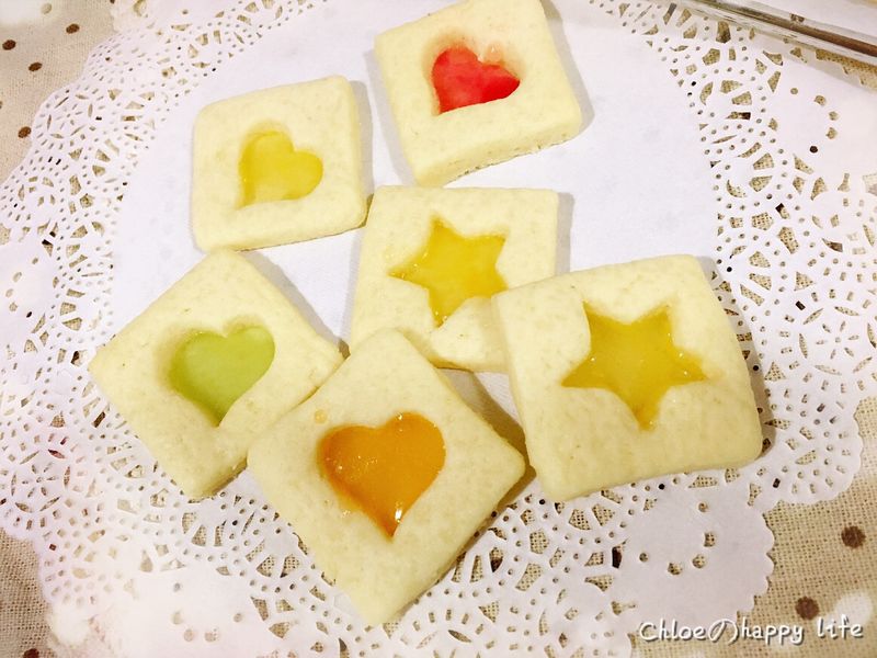 彩色糖玻璃餅乾