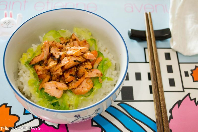 鮭魚Flake拌飯