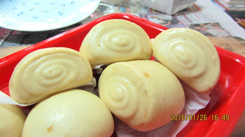 柚子醬蜂蜜饅頭