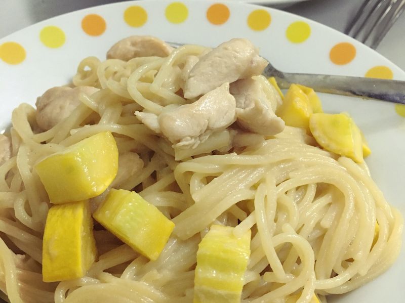 雞肉腐乳義大利麵