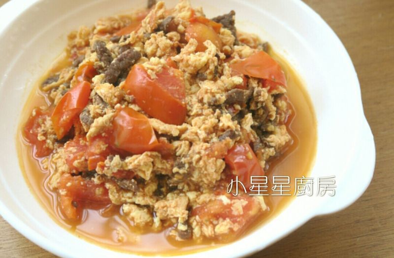 蕃茄滑蛋牛肉