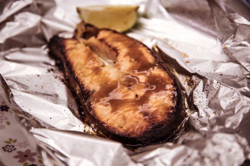 味增醬烤鮭魚