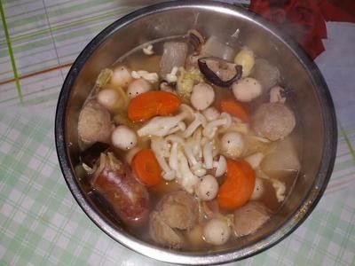 雪白菇加料火鍋 (全聯料理王大賽)