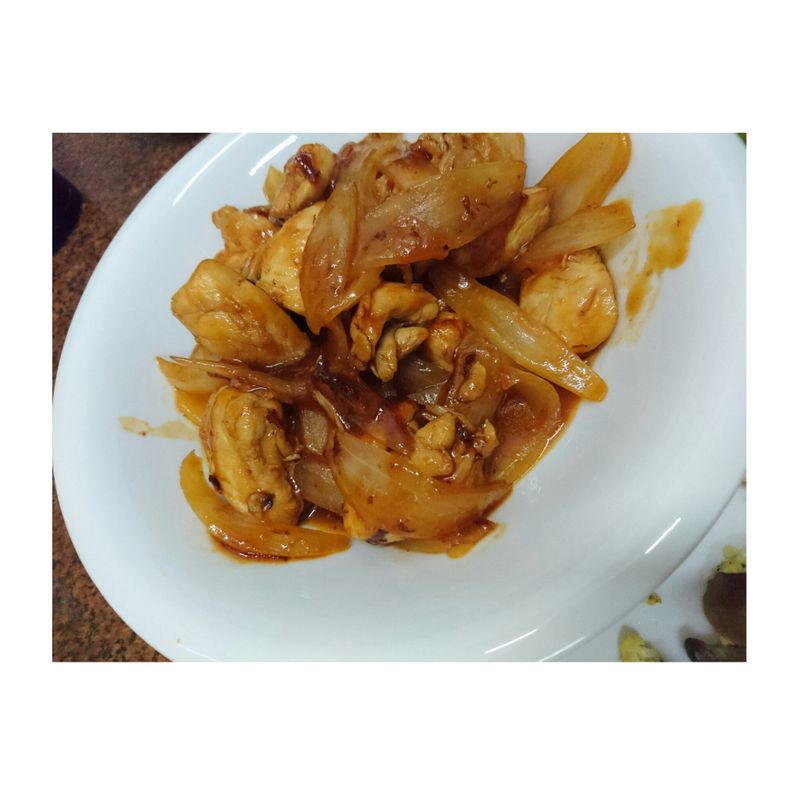 酸甜酸甜洋蔥糖醋雞丁