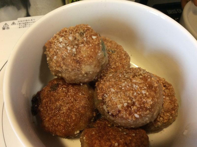 香煎芝麻肉丸
